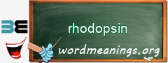 WordMeaning blackboard for rhodopsin